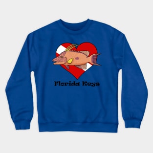 Florida Keys Hogfish Crewneck Sweatshirt
